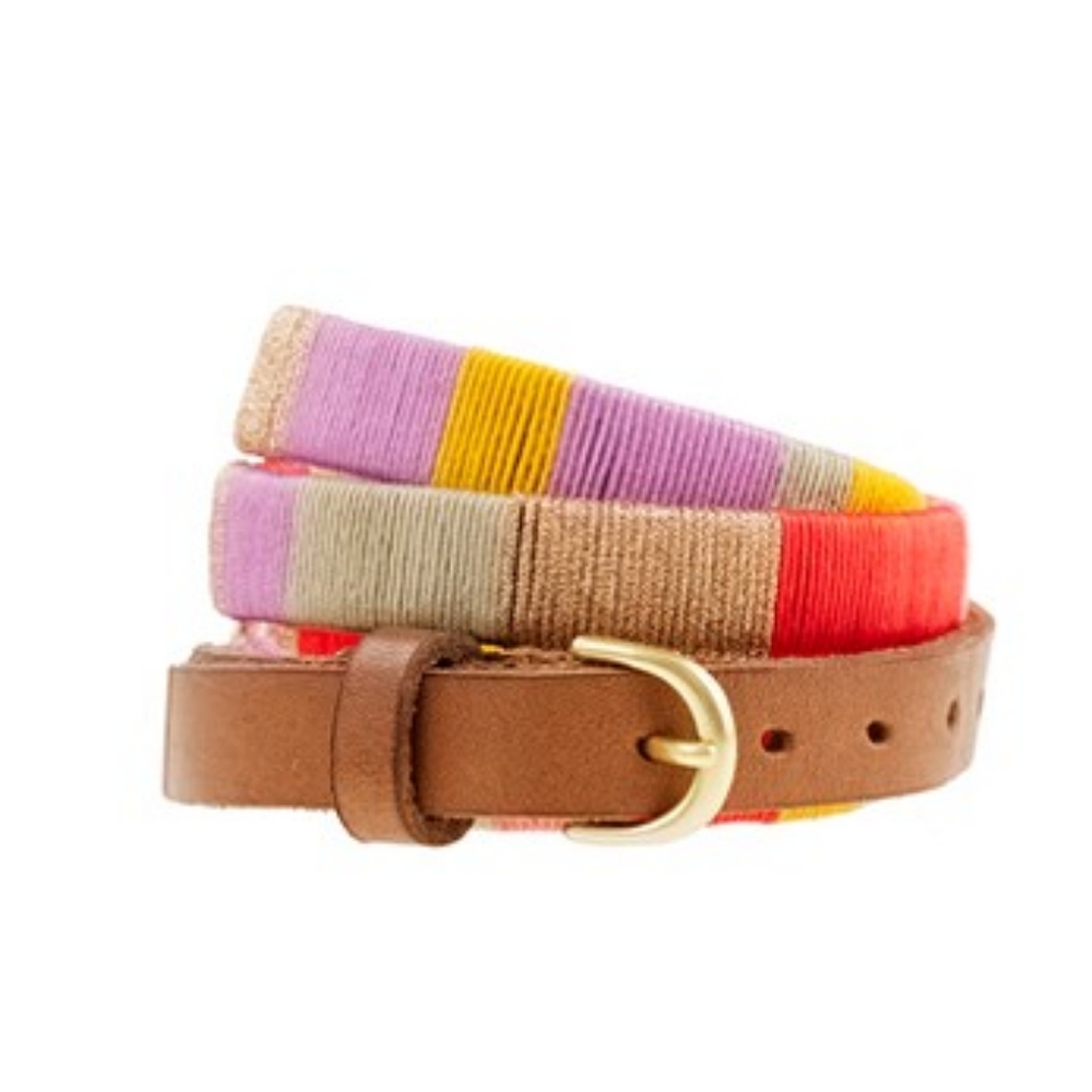 J CREW Metallic Threaded Skinny Belt NWOT - Picture 12 of 15